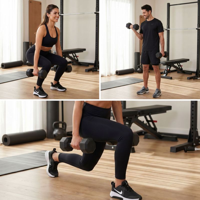 XTREXO Hex gumírozott súlyzó 7.5 kg HXD75 5