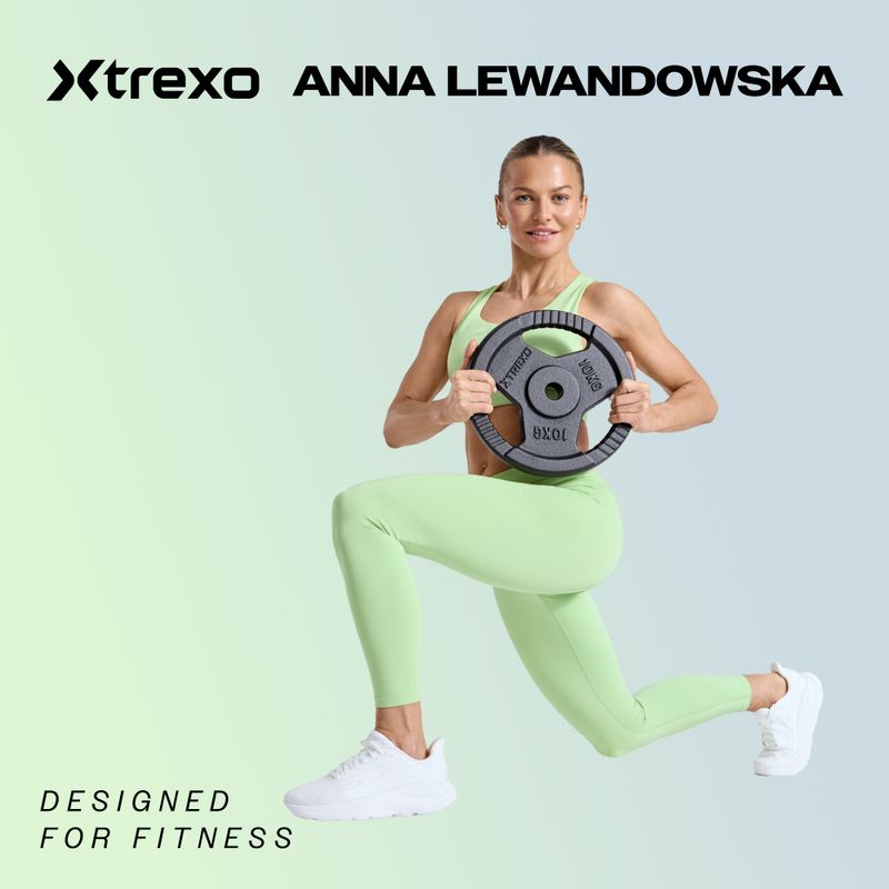 XTREXO fekete bumper olimpiai súlytárcsa 5 kg TRX-BMP005 2