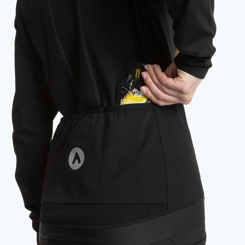 Női kerékpáros pulóver ATTABO FLEERO REF bélelt black 7