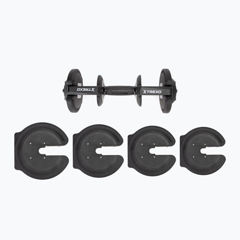 XTREXO állítható súlyzó TXO-B4W003 18 kg fekete 11