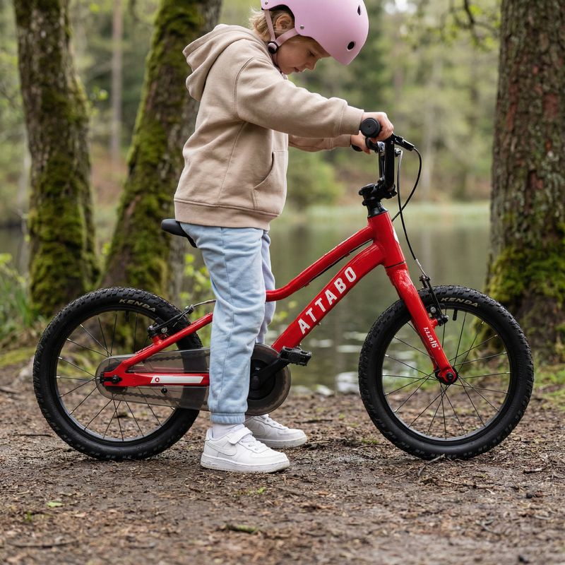 ATTABO EASE 16" gyermek kerékpár, piros 7