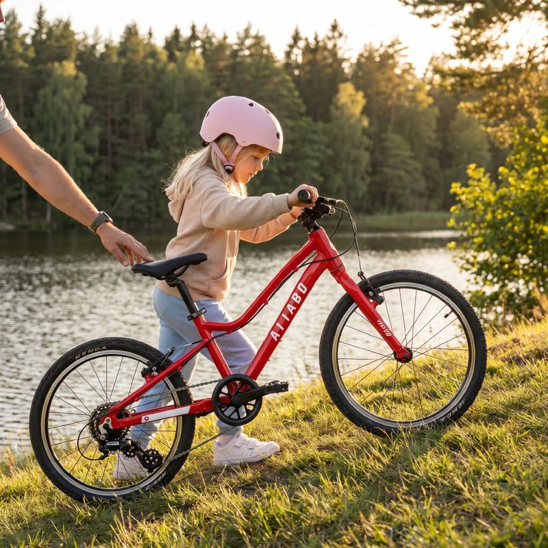 ATTABO EASE 20" gyermek kerékpár, piros 3