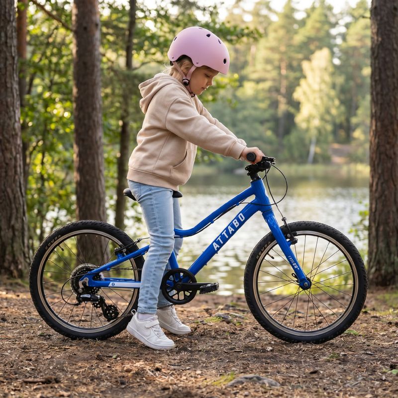 ATTABO EASE 20" gyermek kerékpár, kék 7