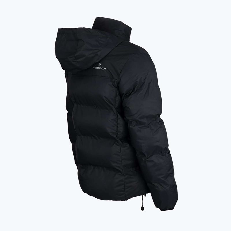 Férfi hőszigetelt kabát BERGSON Snowy Wolf Micro-Therm fekete 4