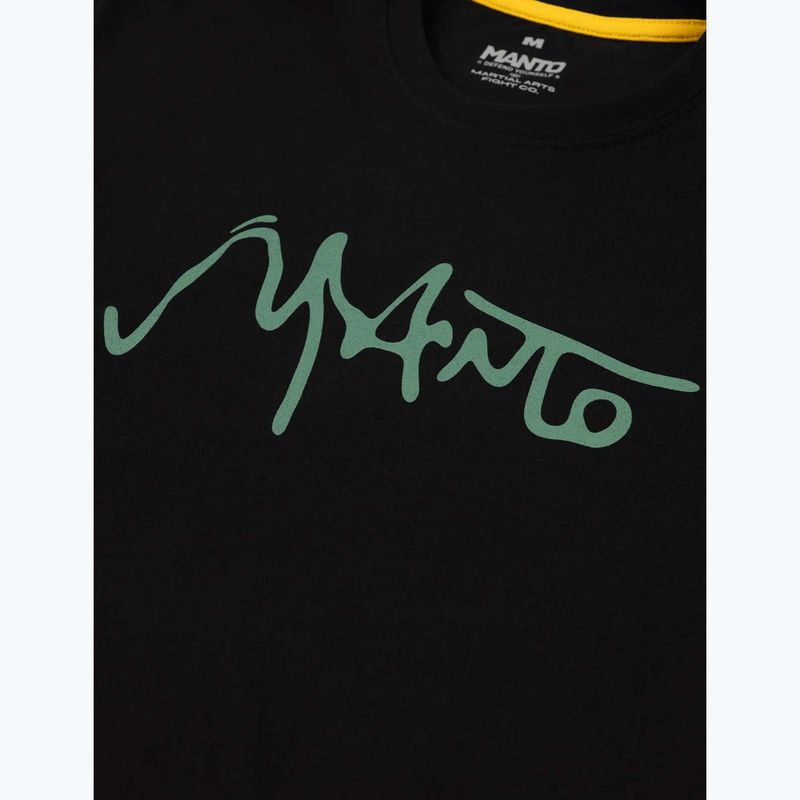 Férfi póló MANTO Ink fekete 3