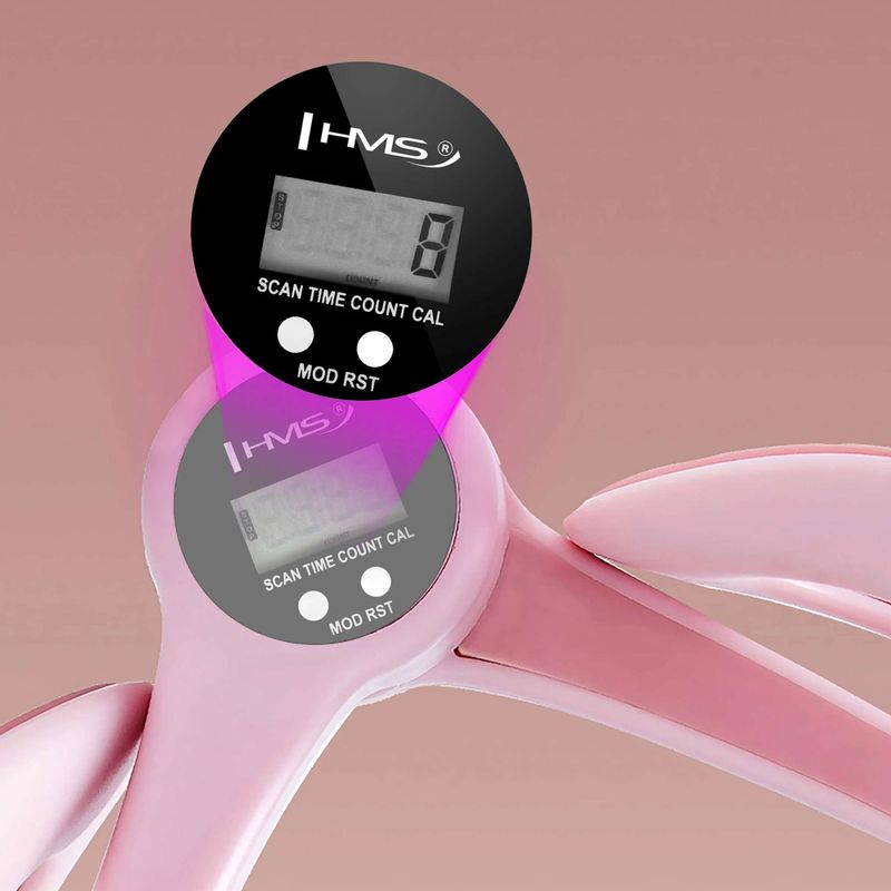Edzőkapocs HMS TM02 with counter TPE pink 7