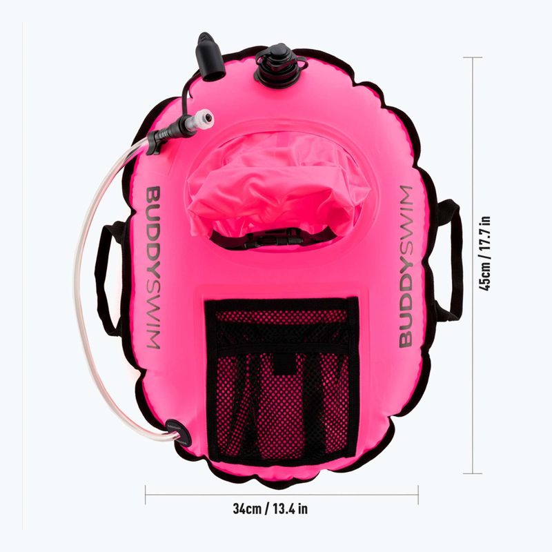 Mentőbója Buddyswim Hydrastation Pro 10 l pink 2
