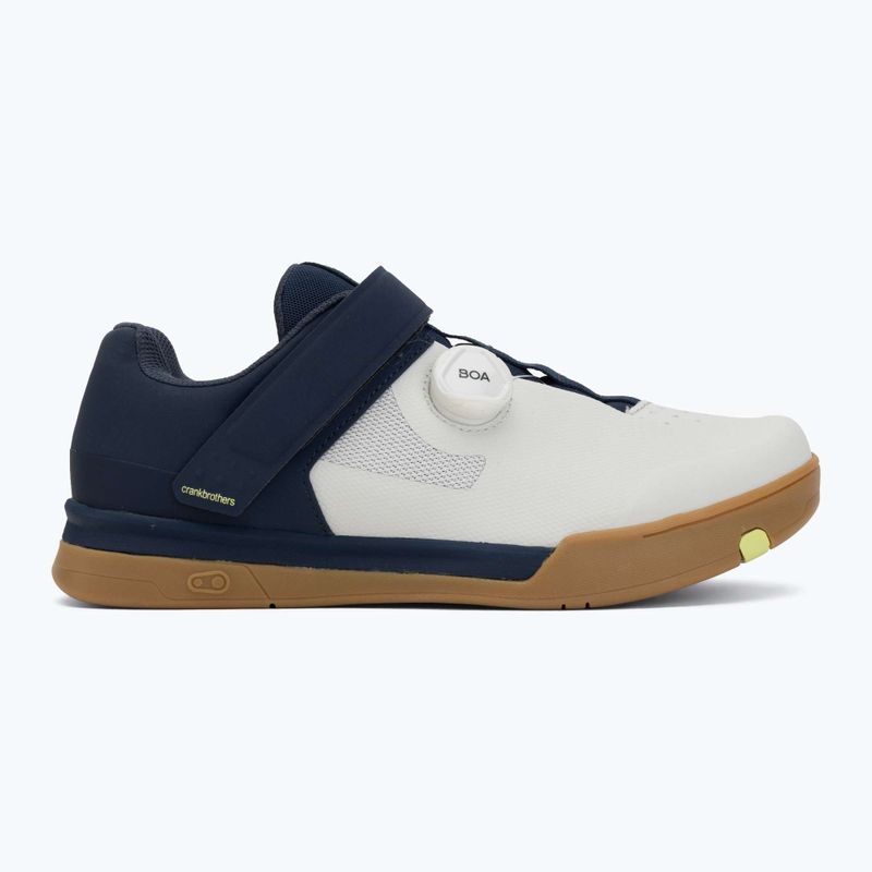 Kerékpáros cipő MTB Crankbrothers Mallet BOA navy grey/gum outsole 2