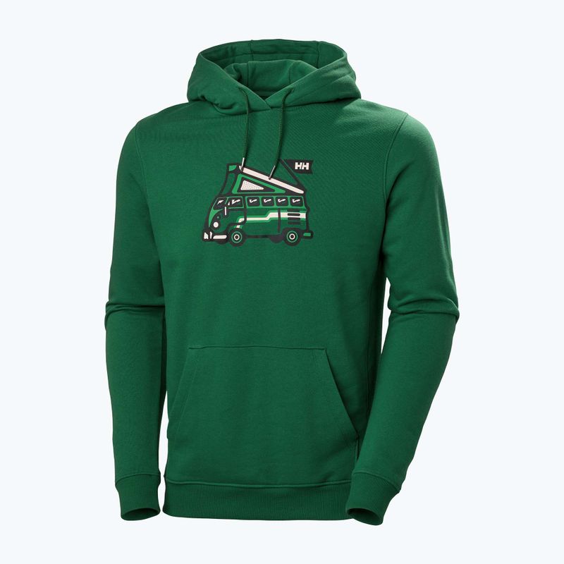 Férfi trekking pulóver Helly Hansen F2F Organic Cotton Hoodie malachite malachite 4