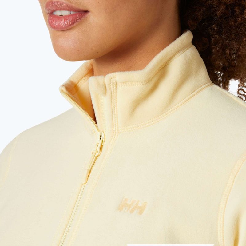 Helly Hansen női Daybreaker melegítőfelső sárga krémszínű 3