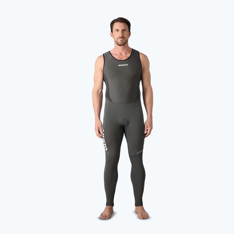 Férfi úszóruha Musto Flexlite Dynamic 2 mm Long John dark grey 5