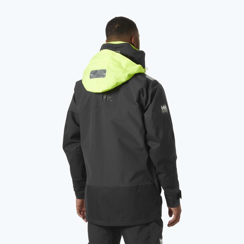 Helly Hansen Skagen Offshore férfi esőkabát ébenfekete színű 2