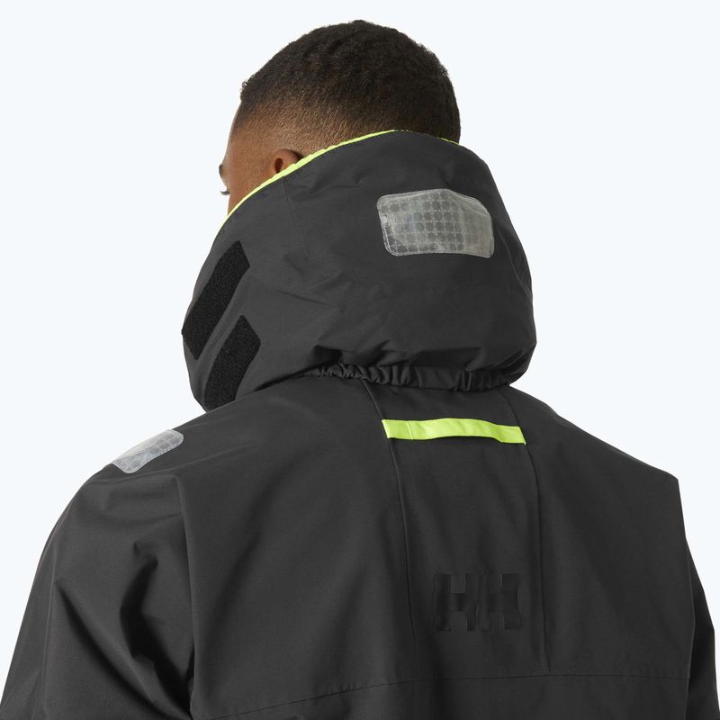 Helly Hansen Skagen Offshore férfi esőkabát ébenfekete színű 4