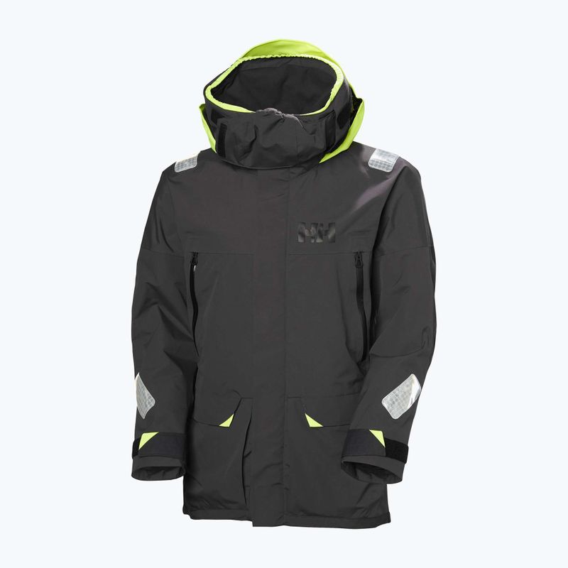Helly Hansen Skagen Offshore férfi esőkabát ébenfekete színű 11