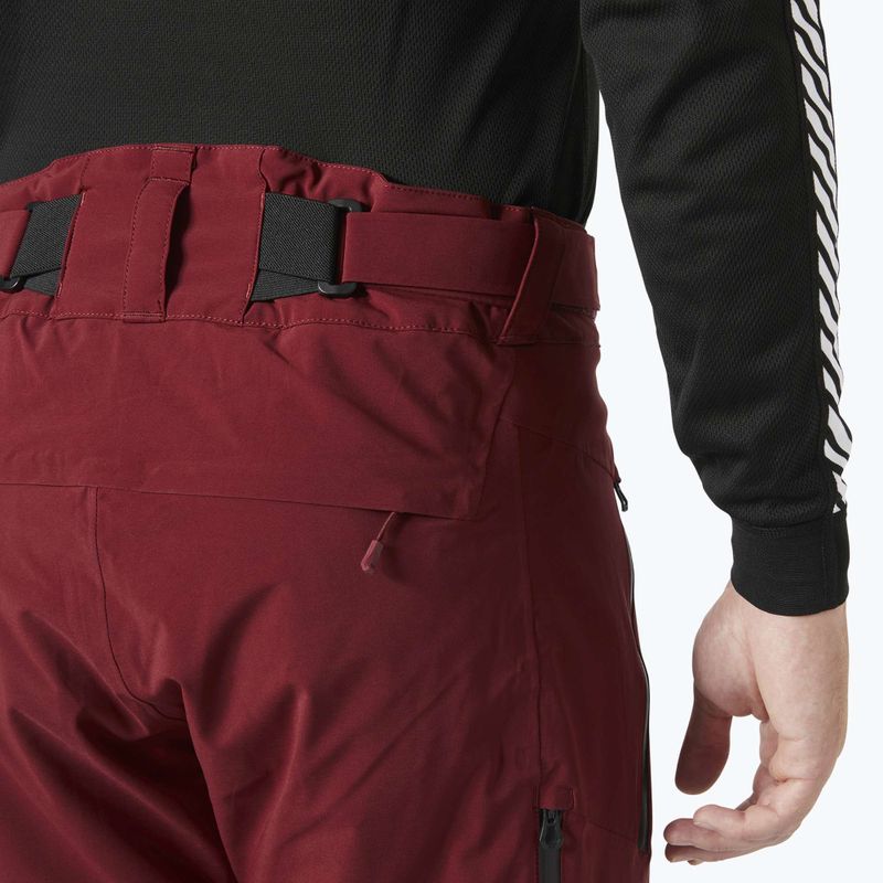 Férfi síelő nadrág Helly Hansen Alpha Lifaloft mars piros 4