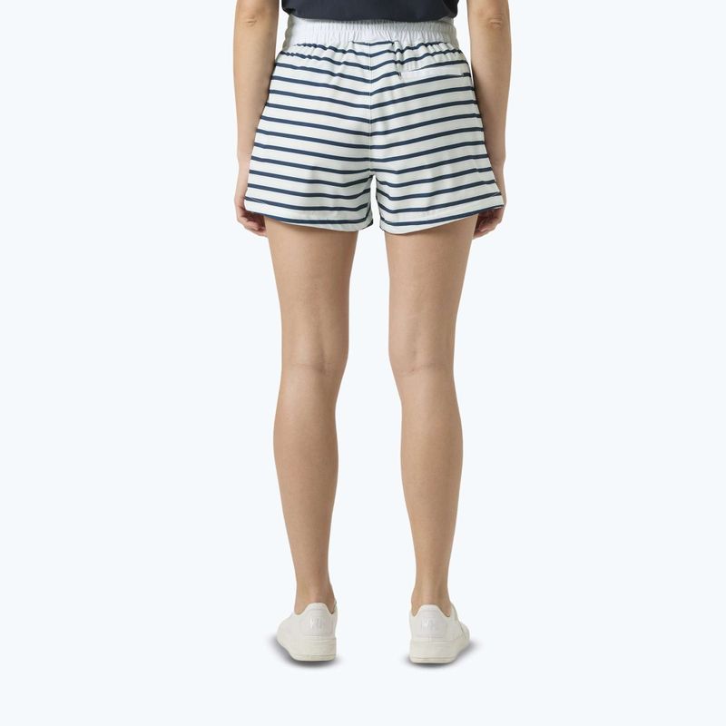 Női vitorlás rövidnadrág Helly Hansen Thalia 4" white navy stripe 2