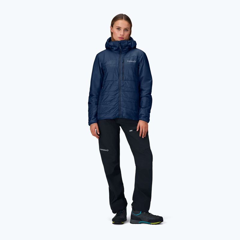 Női bélelt kabát NORRONA Faketind Thermo40 Zip Hoodie indigo night 2