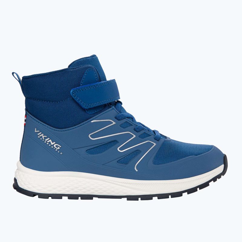 Gyerek hótaposó Viking Footwear Equip Defence Warm WP 1V blue/ navy 9