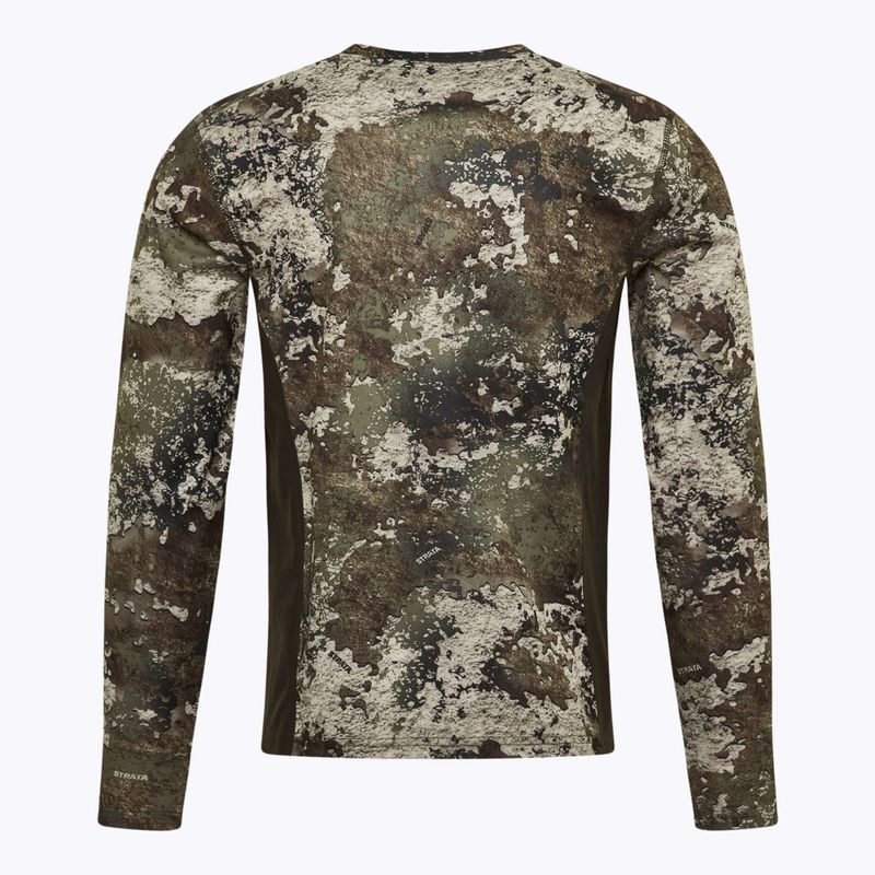 Férfi hosszú ujjú túrafelső Pinewood Furudal Camou InsectSafe strata/moss green 2