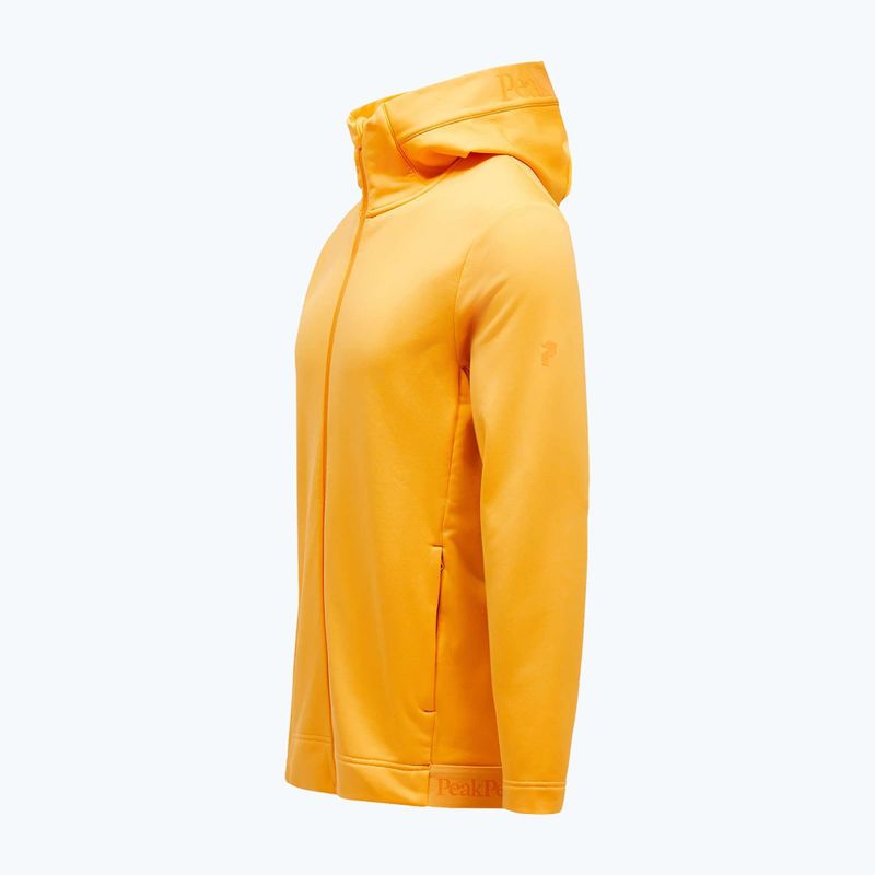 Férfi Peak Performance Rider Tech Zip kapucni égő narancssárga 6