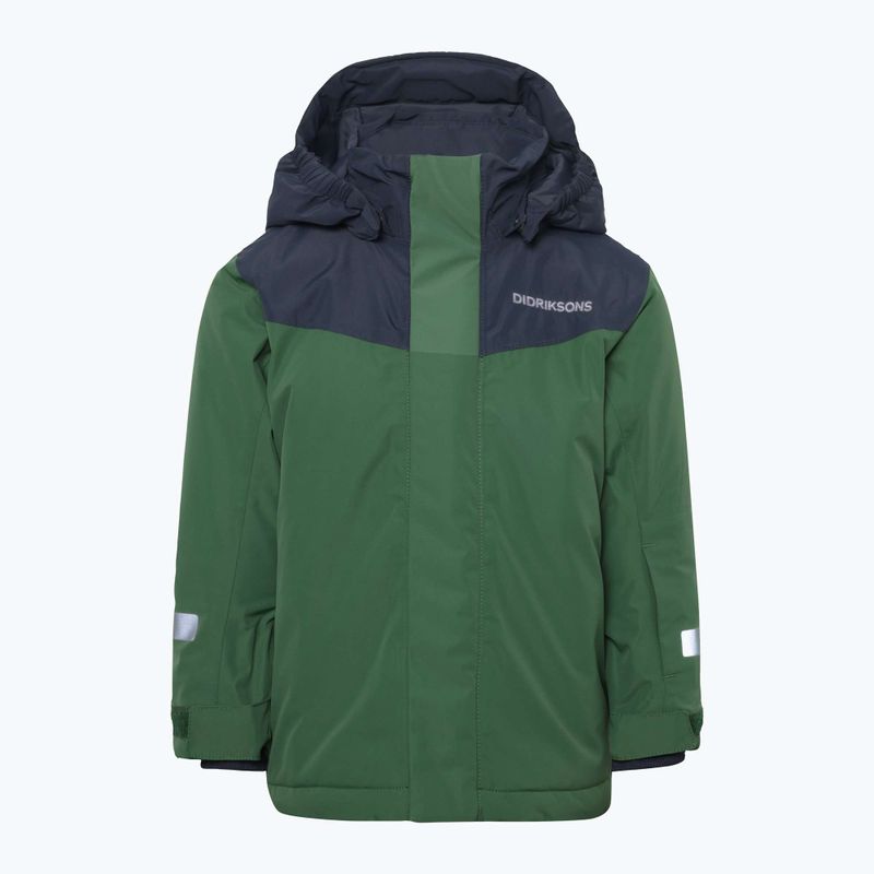 Gyermek sífelszerelés szett Didriksons Skare pine green 3