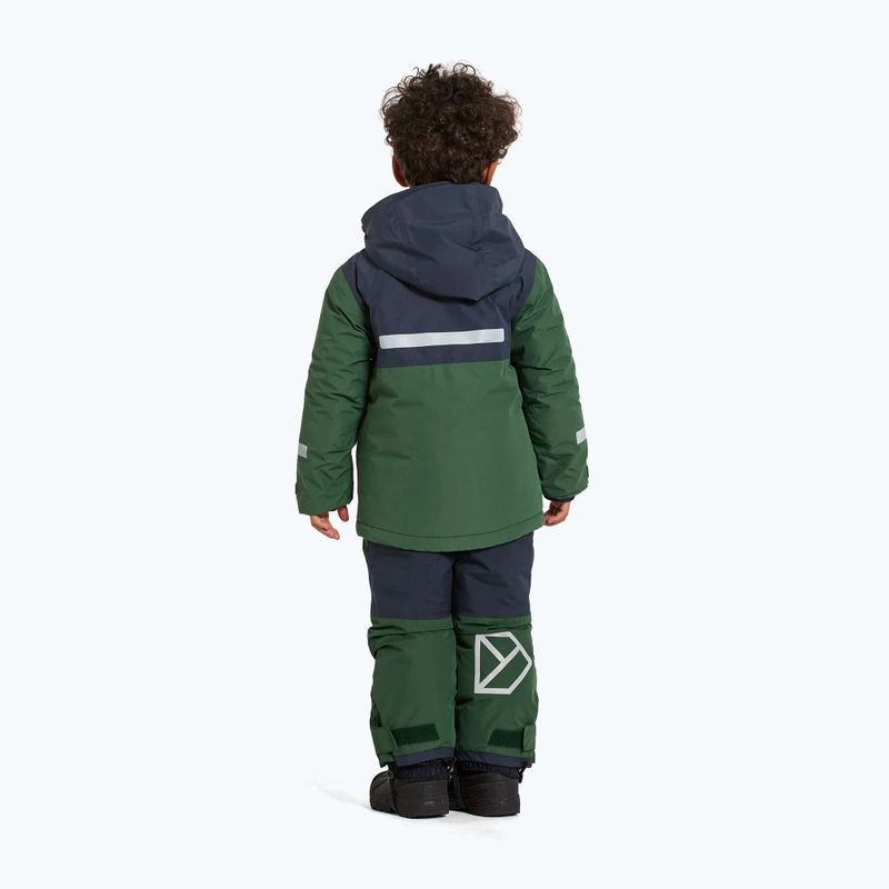 Gyermek sífelszerelés szett Didriksons Skare pine green 7