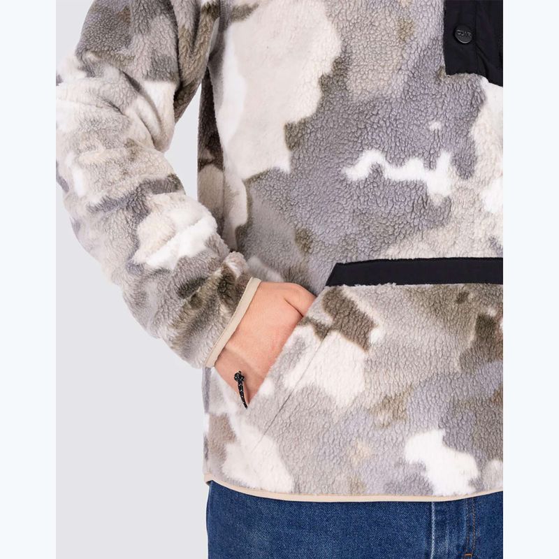 Férfi pulóver Colourwear Snap Pile water camo 5