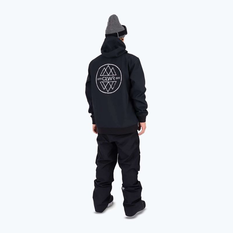 Snowboardos pulóver Colourwear Est 2010 Hood black 3