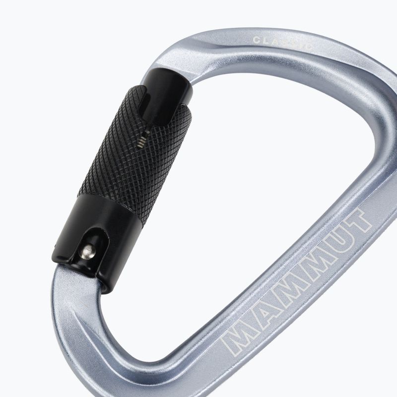 MAMMUT Classic HMS Twistlock Plus karabiner ezüst 2040-02480-17273-1 3
