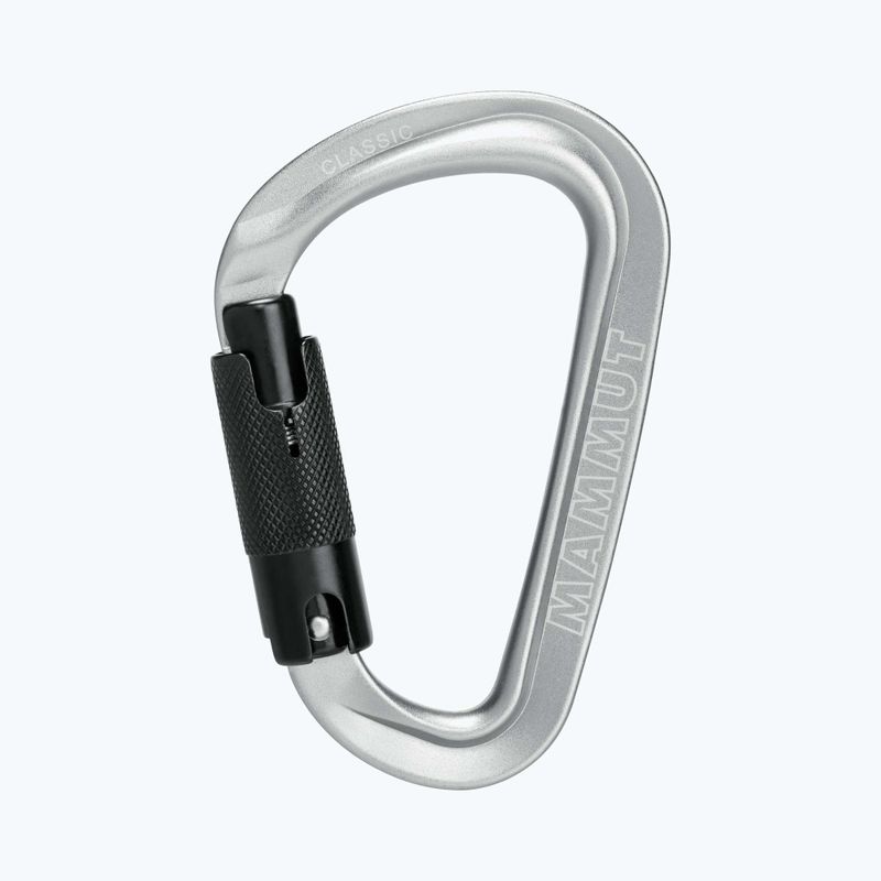 Mászókarabiner Mammut Classic HMS Twistlock Plus light grey 4