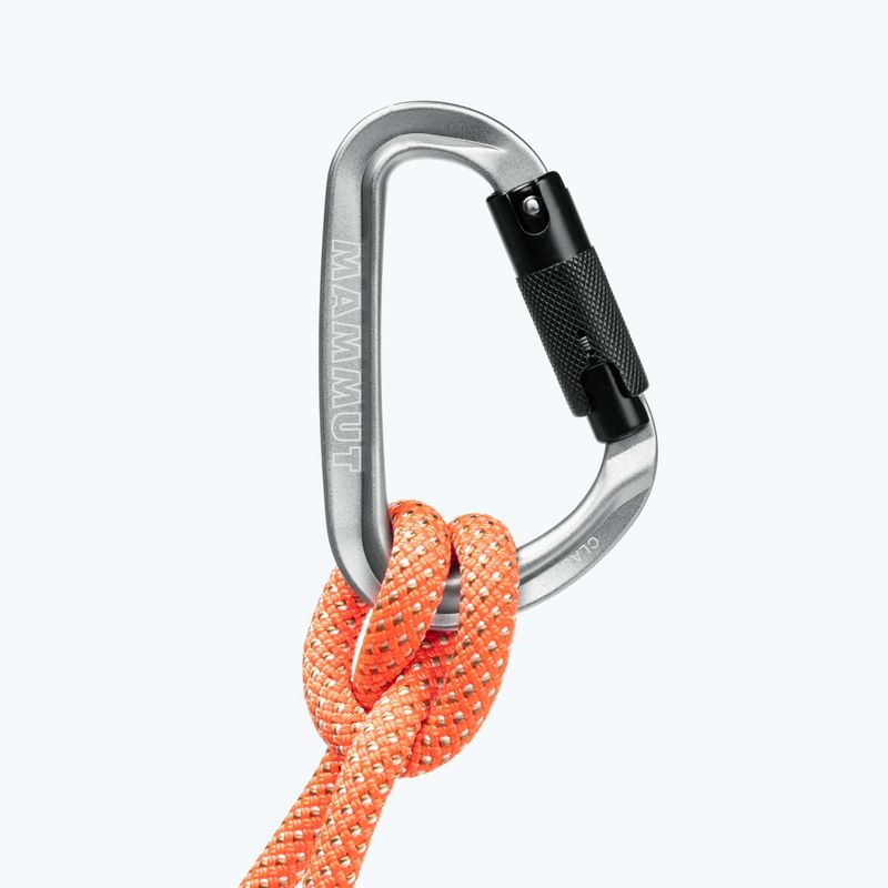 Mászókarabiner Mammut Classic HMS Twistlock Plus light grey 5