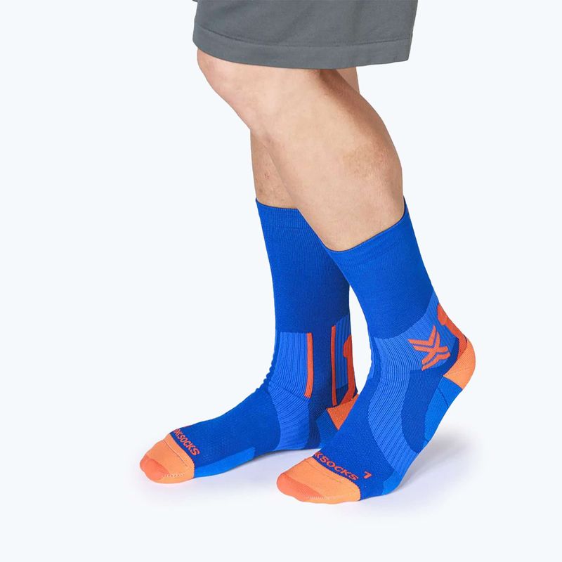 Zokni X-Socks Run Perform Warm Crew twyce blue/orange 6