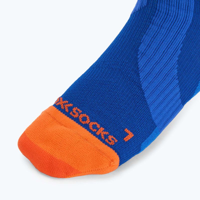 Zokni X-Socks Run Perform Warm Crew twyce blue/orange 3