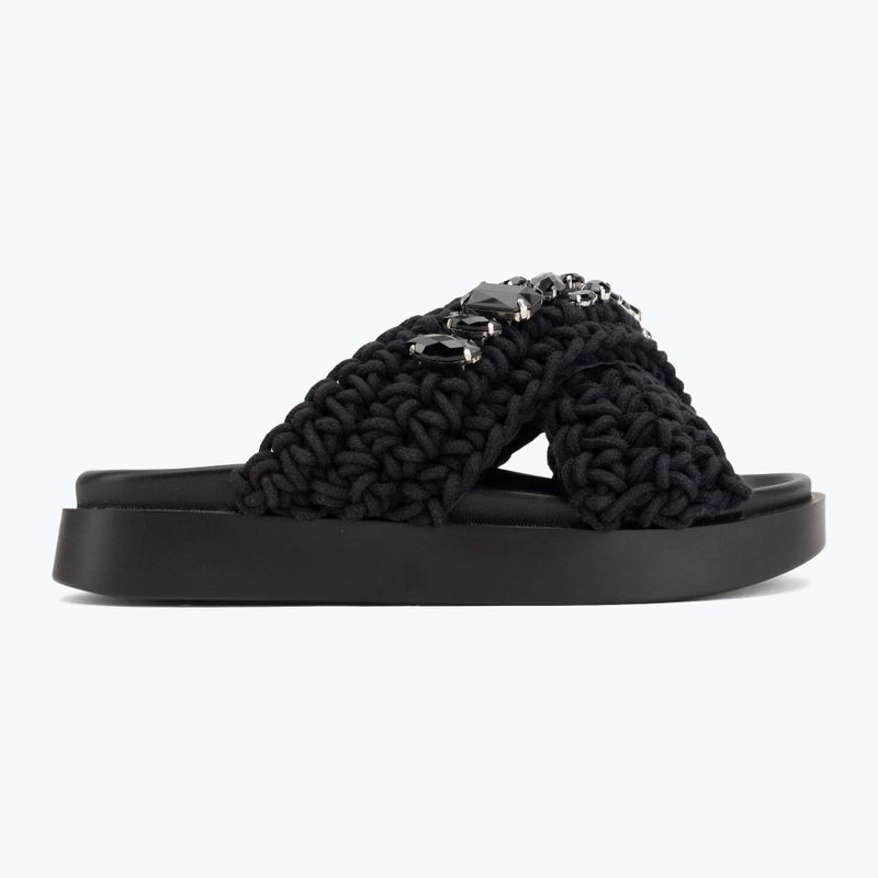 Női papucsok INUIKII Woven Stones black 2