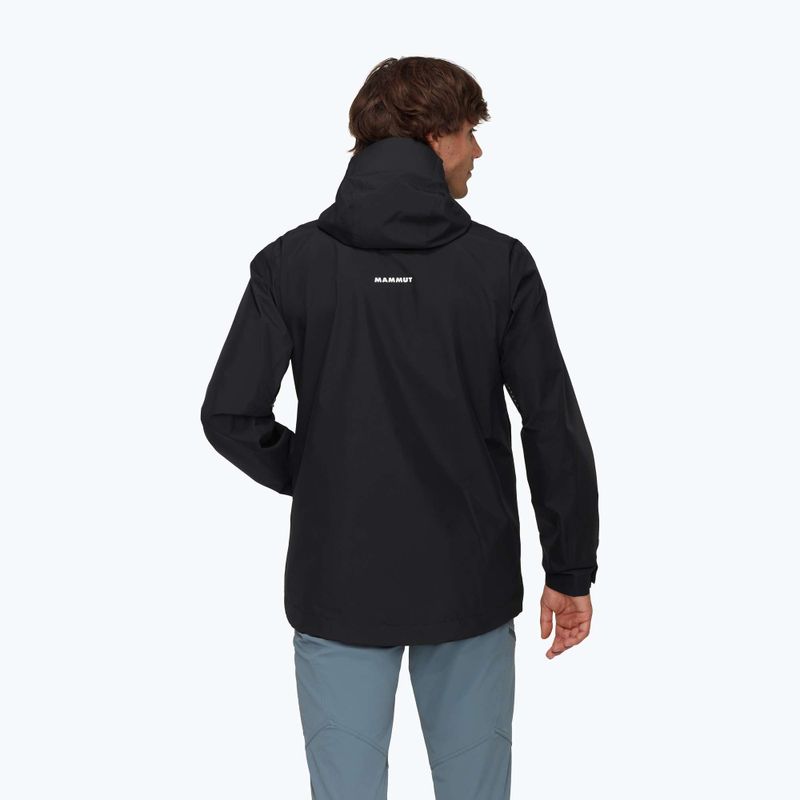Férfi esőkabát Mammut Treeline HS Hooded black 2