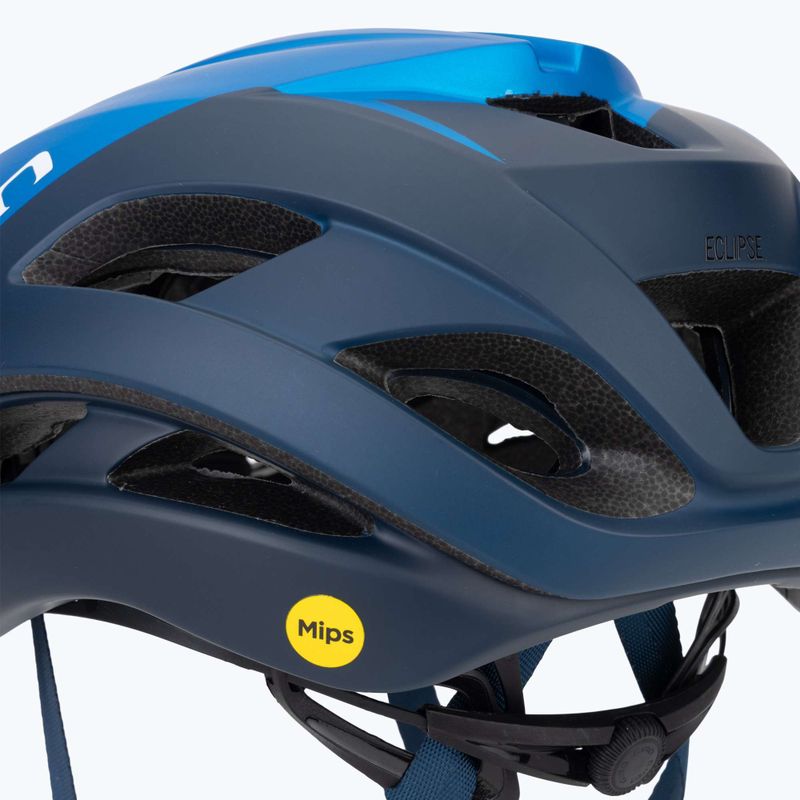 Kerékpáros sisak Giro Eclipse MIPS Spherical matte ano blue 8