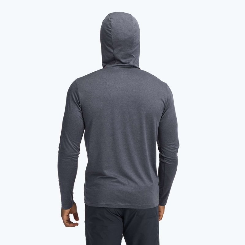 Férfi trekking pulóver Black Diamond Circuit Hoody faszén színű 2