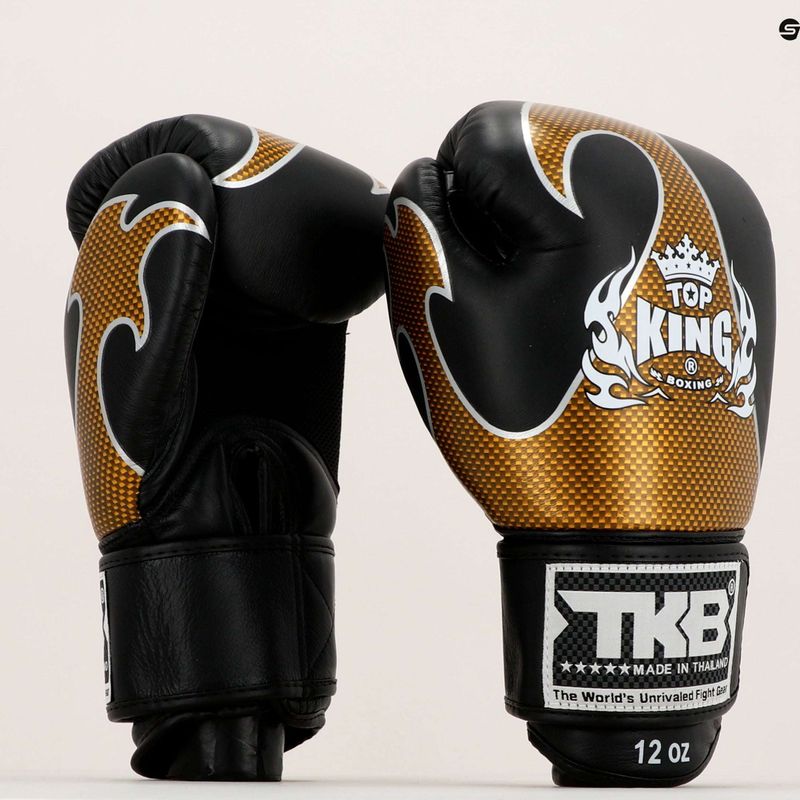 Top King Muay Thai Empower ökölvívókesztyű fekete TKBGEM-01A-BK 7