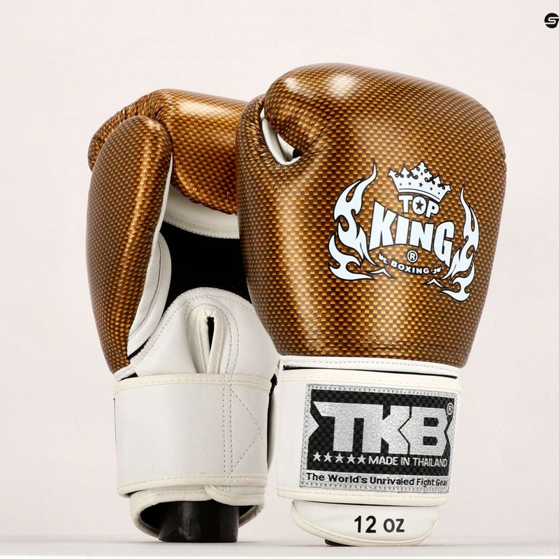 Top King Muay Thai Empower ökölvívókesztyű fehér TKBGEM-02A-WH 7