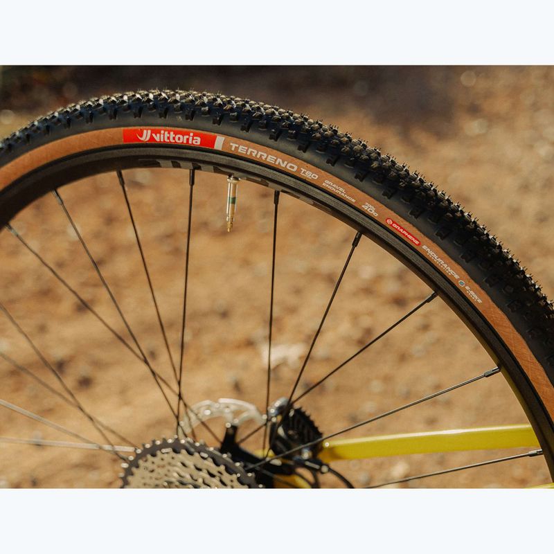 Kerékpár gumiabroncs Vittoria Terreno T60 G2.0 TLR Gravel Endurance black/brown 5