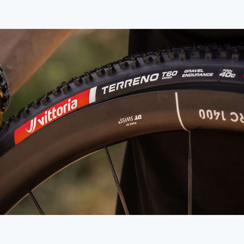 Kerékpár gumiabroncs Vittoria Terreno T60 G2.0 TLR Gravel Endurance black/brown 6