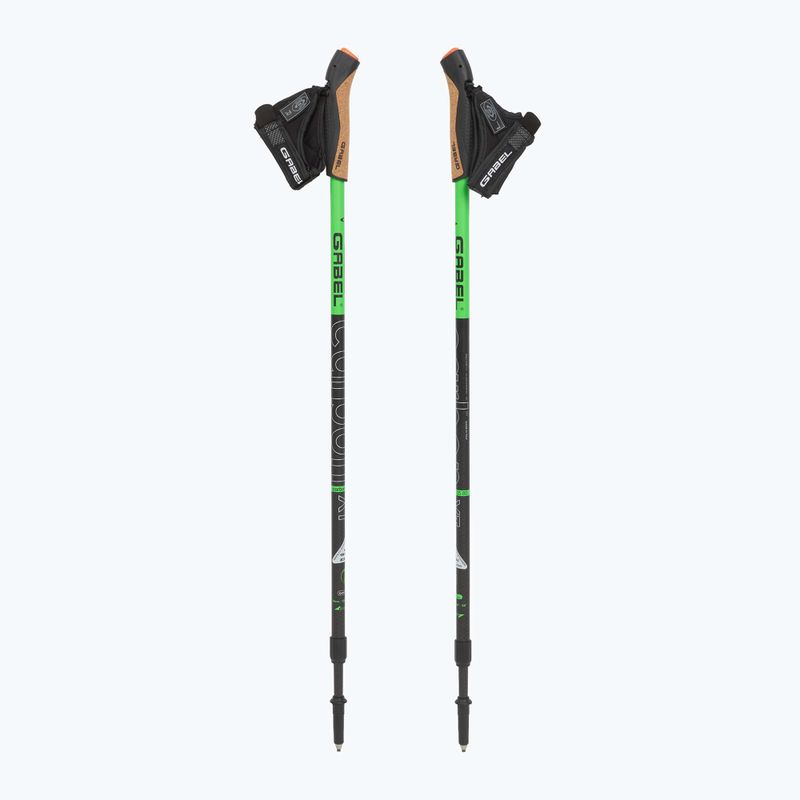 Nordic walking botok GABEL Carbon XT 2S 80 F.L. black/lime 5