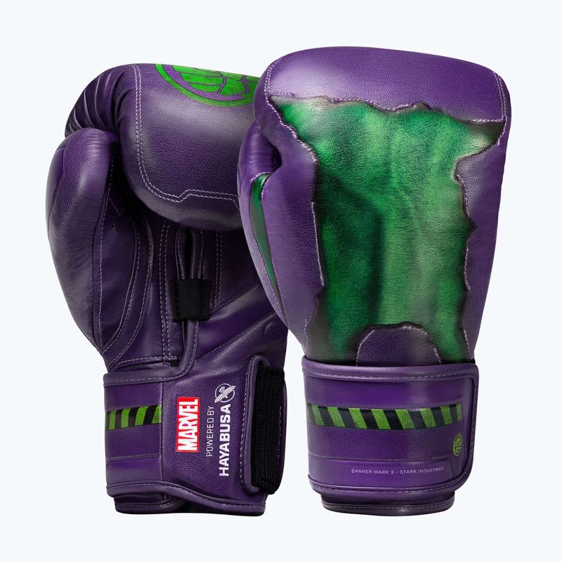 Hayabusa boxkesztyű Marvel's Hulk lila/zöld 2