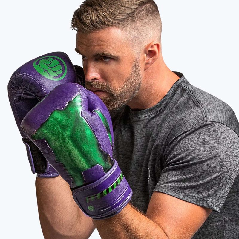 Hayabusa boxkesztyű Marvel's Hulk lila/zöld 14