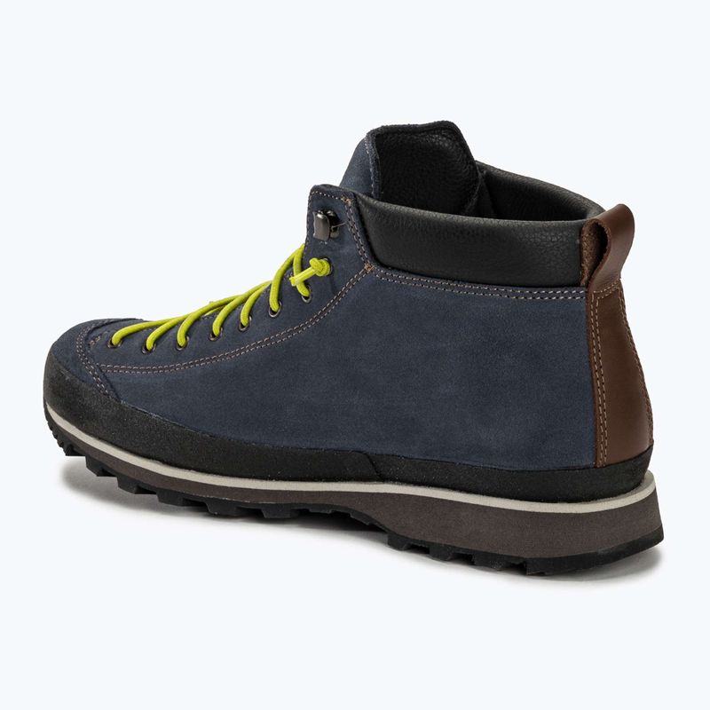 Férfi túracipő Lomer Bio Naturale Mid Mtx Suede flag/lime 3