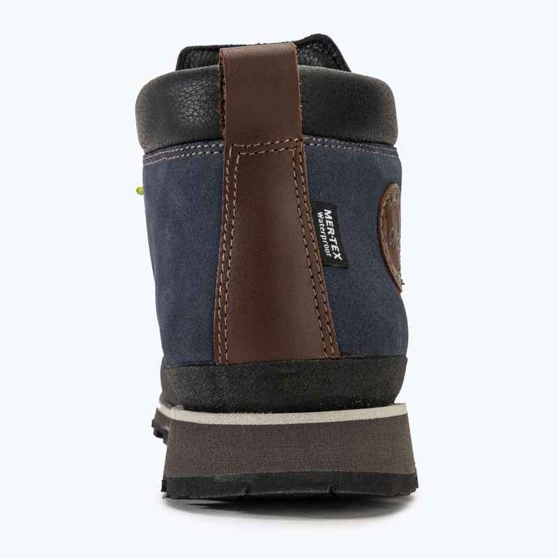 Férfi túracipő Lomer Bio Naturale Mid Mtx Suede flag/lime 6