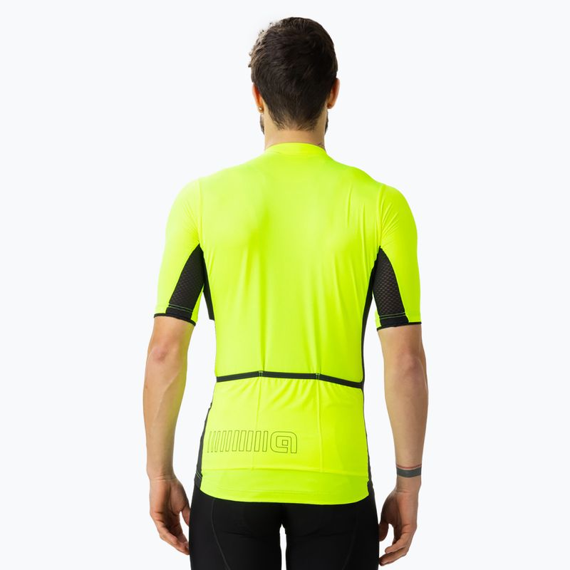 Férfi Alé kerékpáros mez Color Block sárga L14246019 2