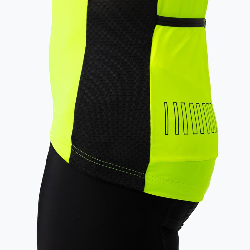 Férfi Alé kerékpáros mez Color Block sárga L14246019 4