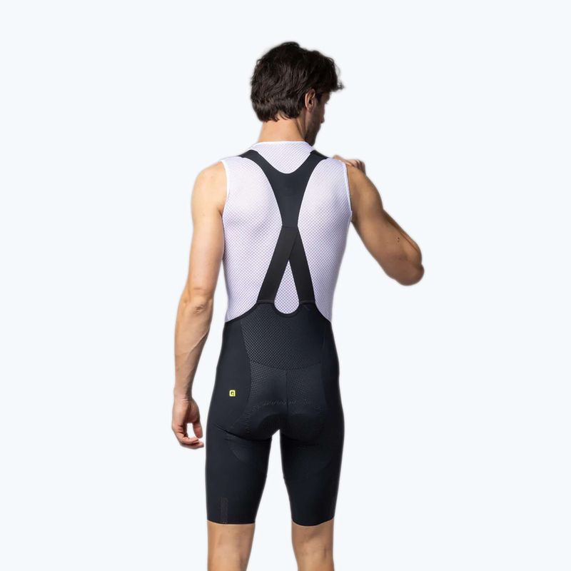 Férfi kerékpáros rövidnadrág Alé Voltage Bibshorts black 2