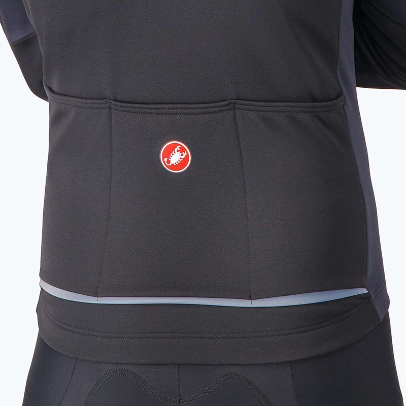 Férfi kerékpáros dzseki Castelli Entrata 2 light black/dark gray 5